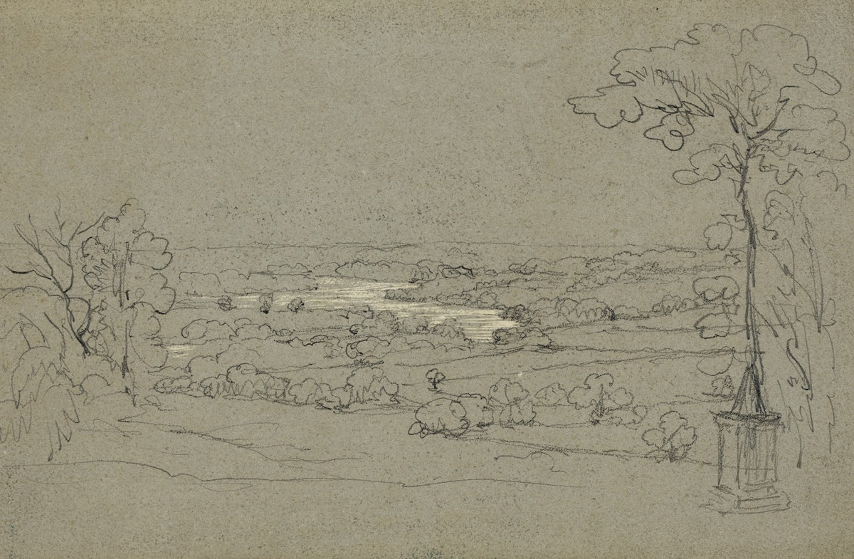 The Powatan Valley of the Powatan Virginia from the church yard of the church Ph
