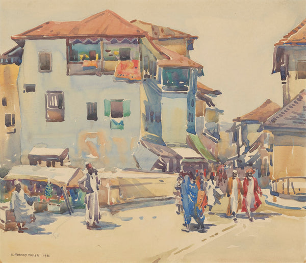 Malindi market Zanzibar 1931