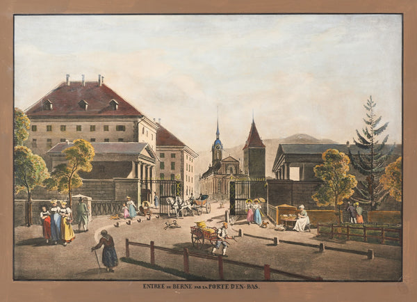 Entrée de Berne par la porte den bas 1915 1945
