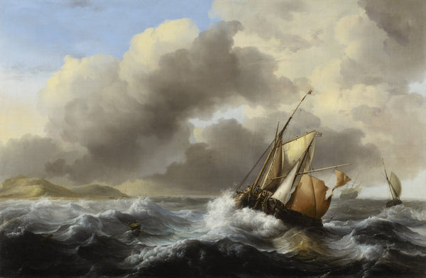Fishing Vessels Offshore in a Heavy Sea 1684