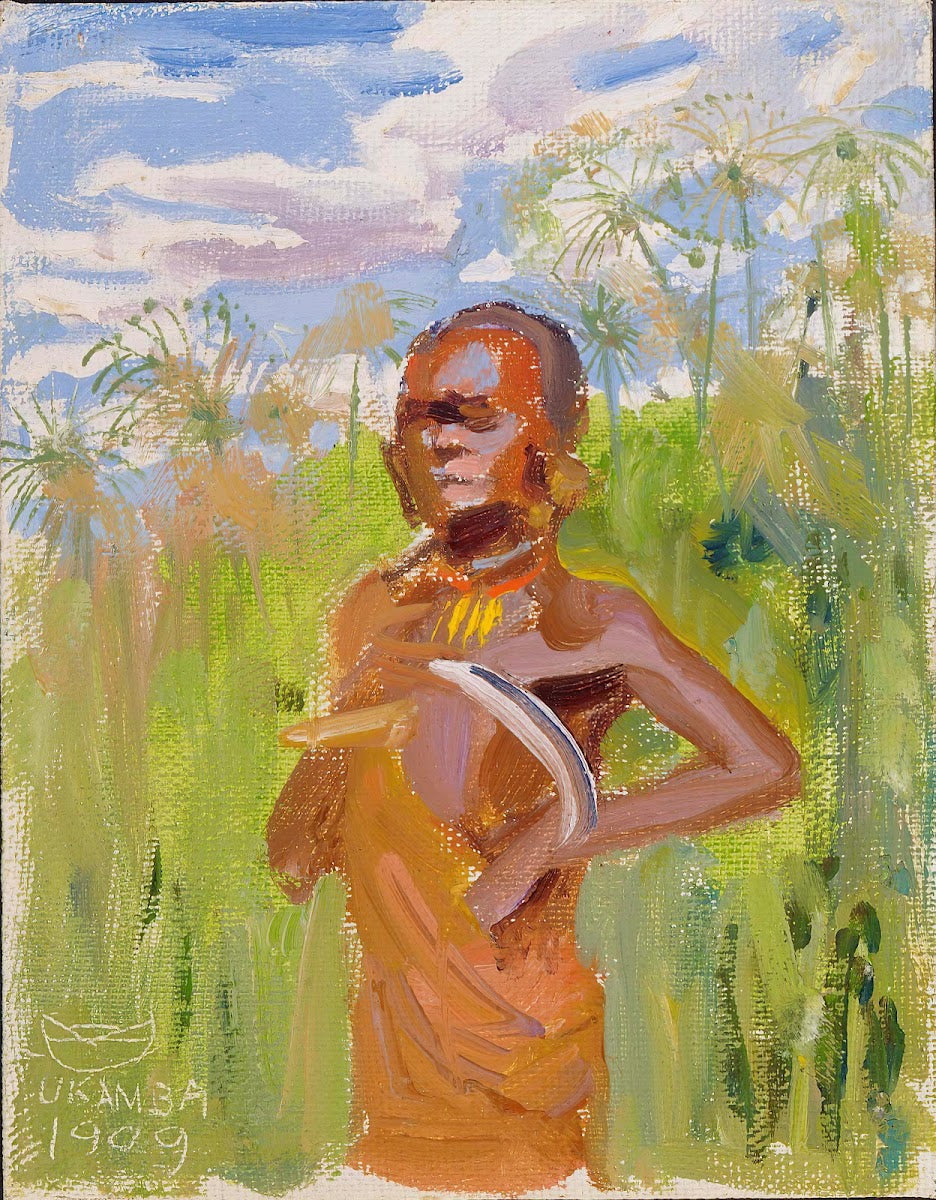 Kikuyu In Papyrus Reeds 1909
