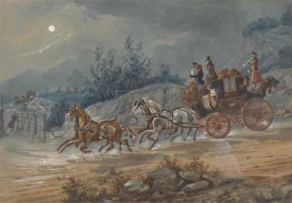 The London Dumphries Royal Mail between 1830 and 1840
