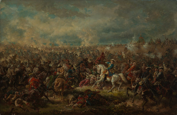 Markgraf Ludwig Wilhelm von Baden in der Schlacht bei Salankamen 1691
