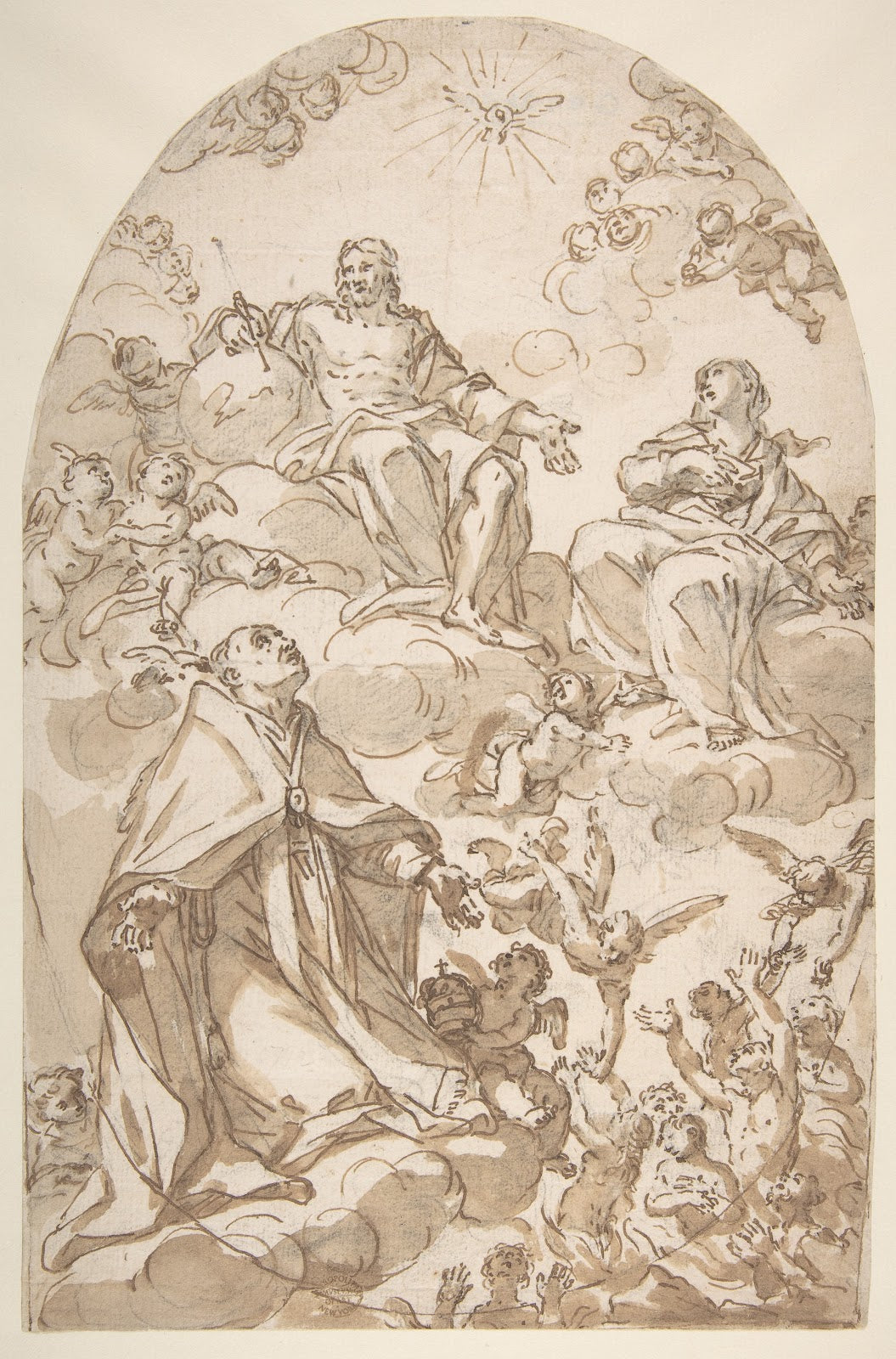 Saint Gregory the Great Interceding for Souls in Purgatory 16631731