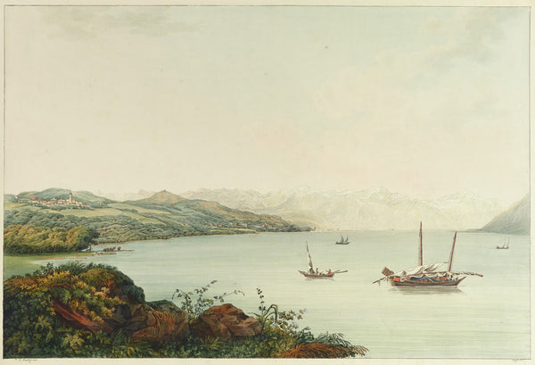 Vue de Lausanne et de Ses environs prise de St Sulpice 1740 1796