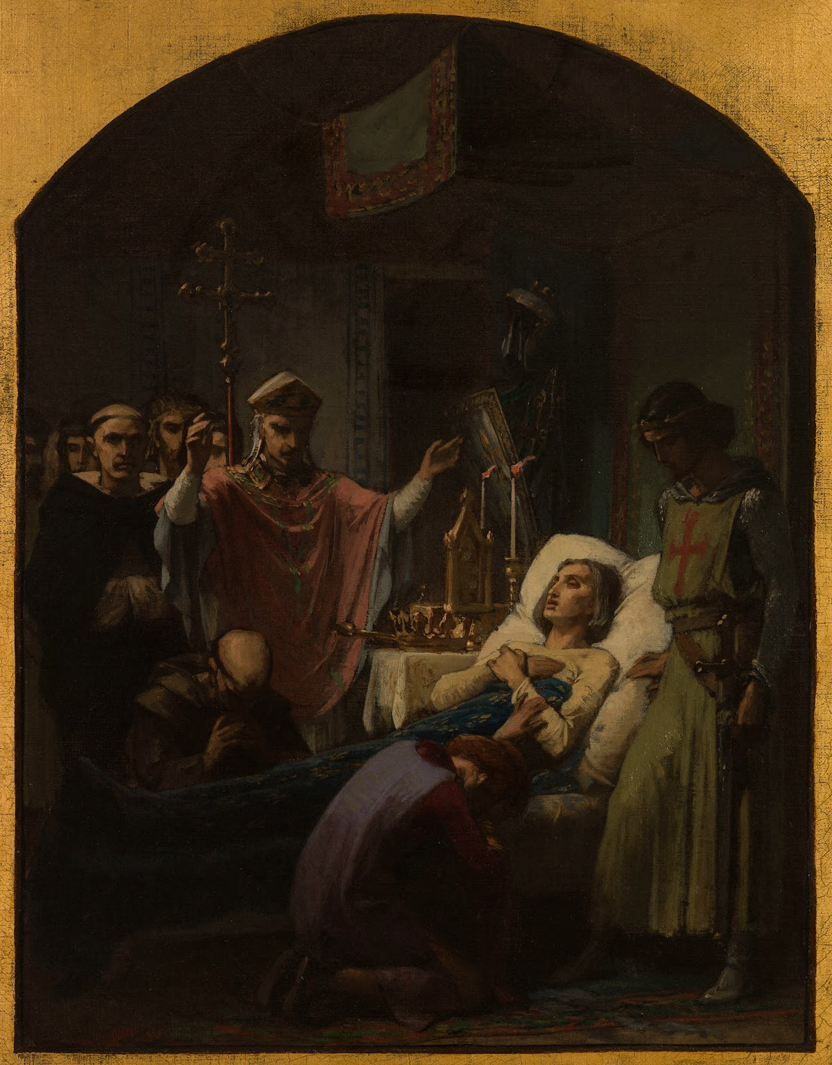 La Mort de saint Louis 1869