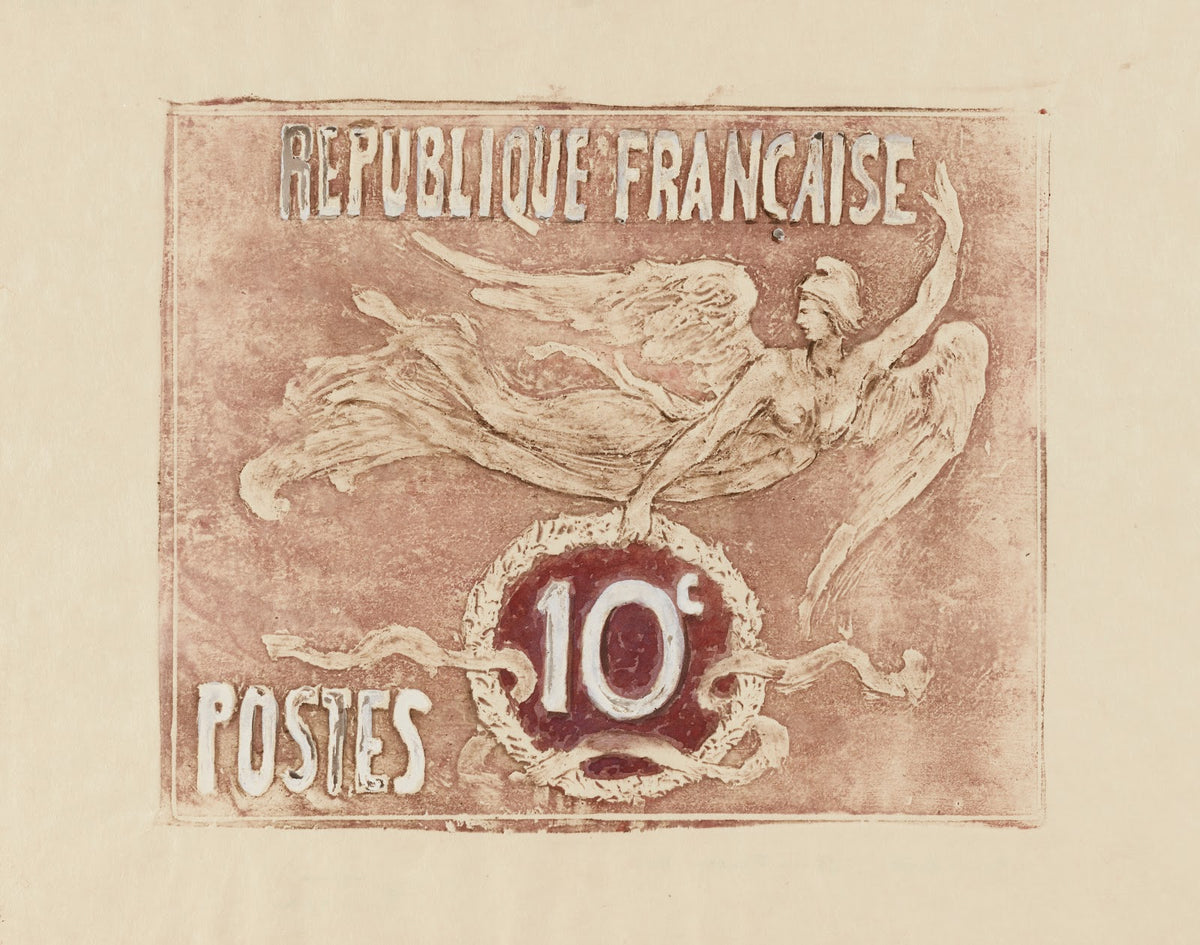 Esquisses de timbres pour un concours  10 centimes