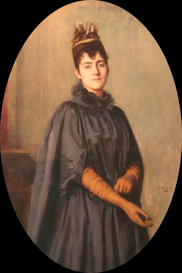 Portrait de Camille Majorelle fille dAuguste sœur de Louis tante de Jacques 1888