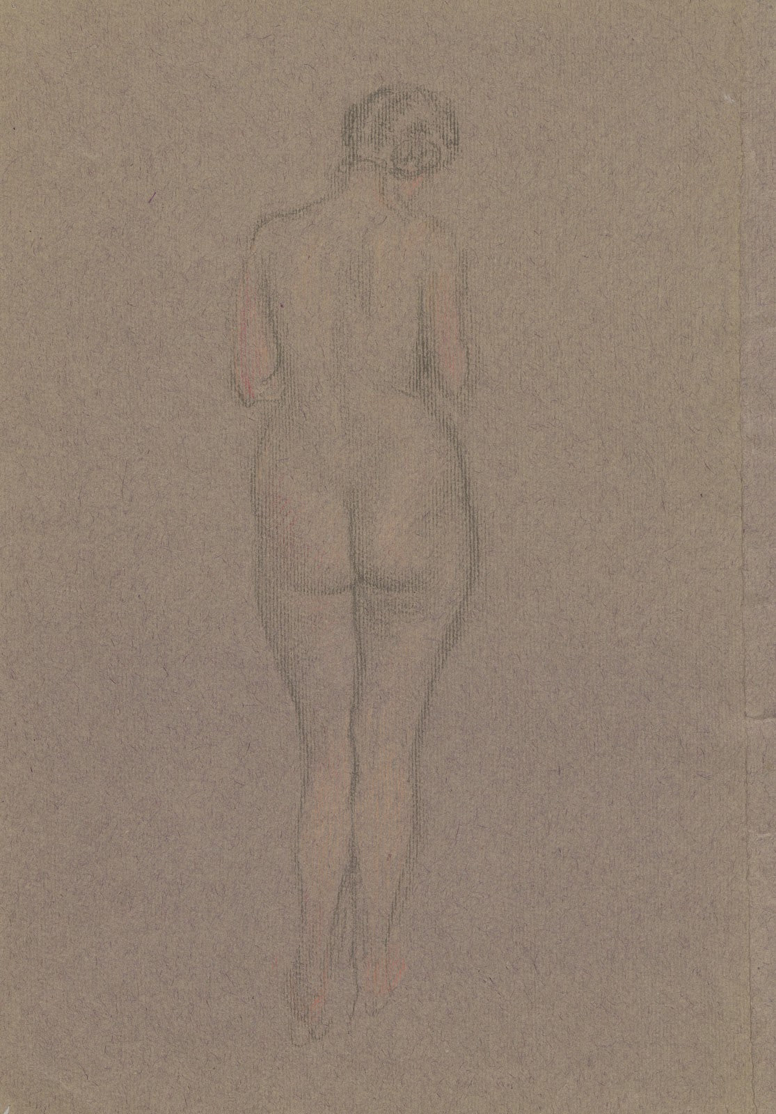 Naked woman with her back turned 1895 1928