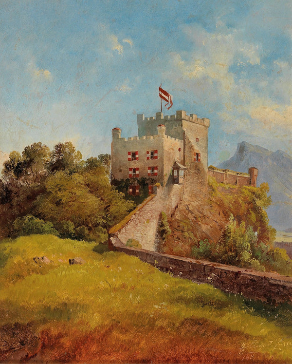 The Mönchsberg in Salzburg 1868