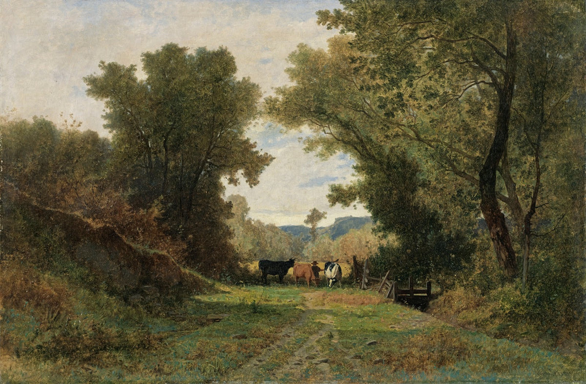 Landscape With Shepherd And Cattle