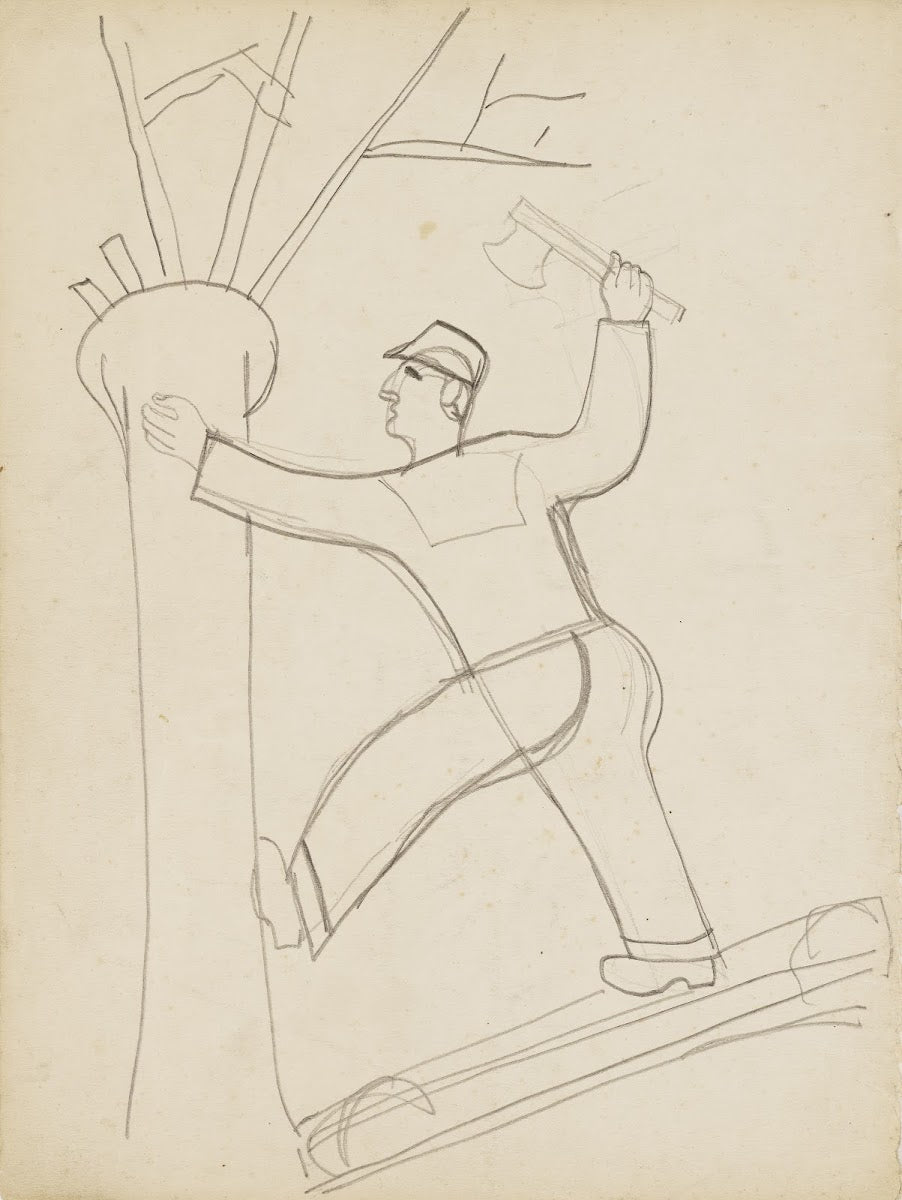 Studie voor Lélagueur 1930
