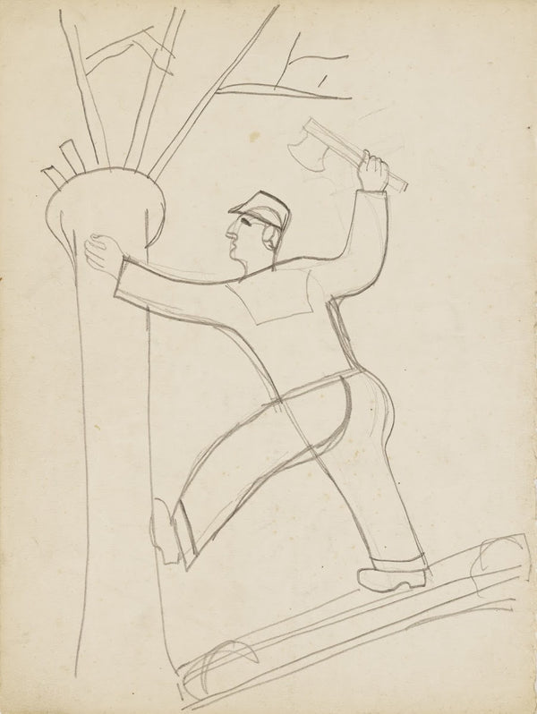Studie voor Lélagueur 1930