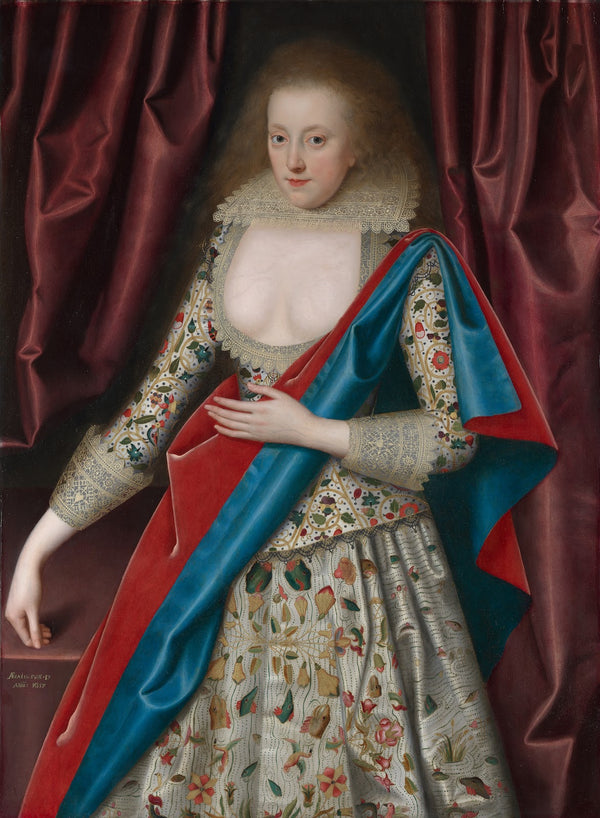Portrait of a Young Lady possibly Jane Lady Thornhaugh 1617