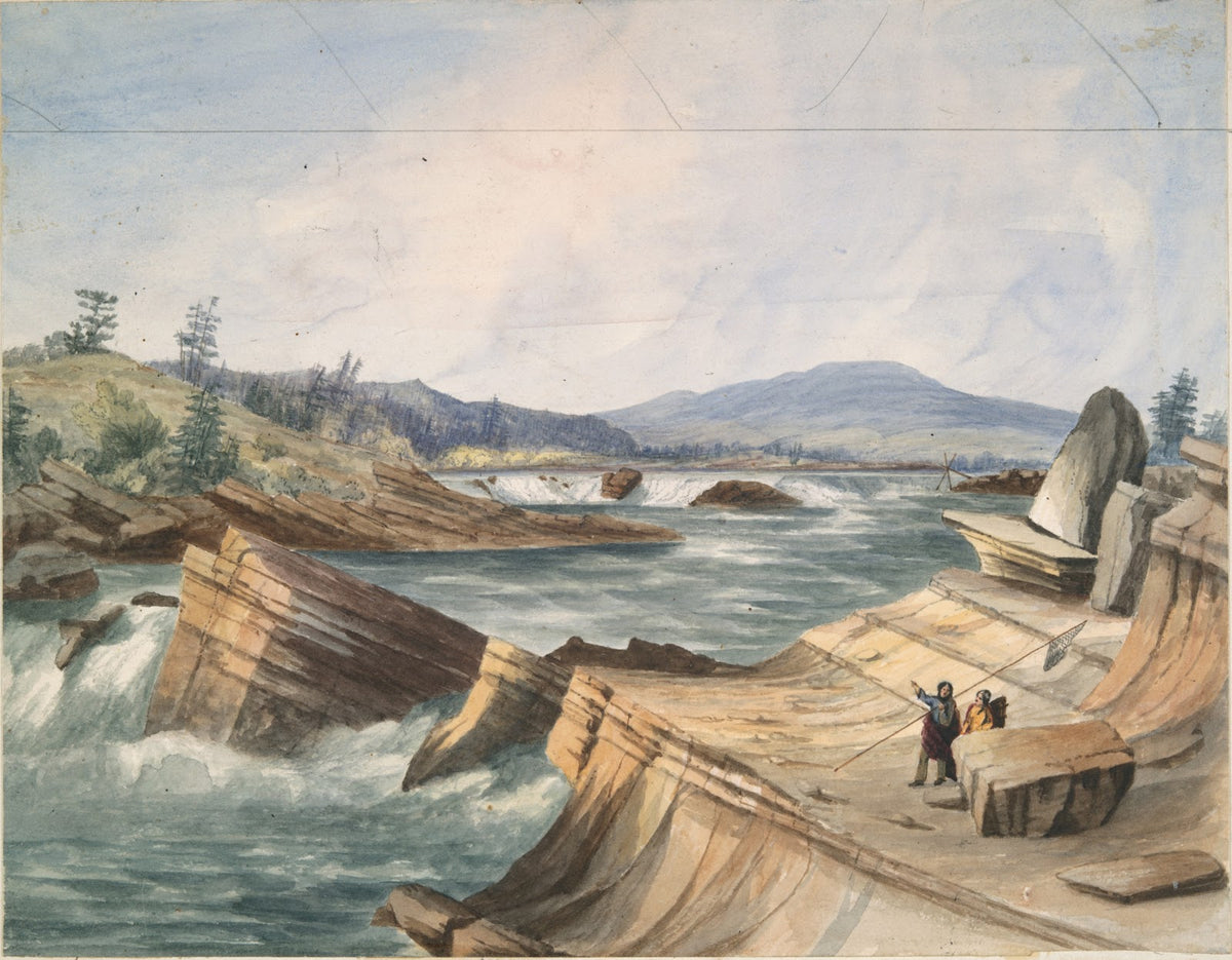 Kettle Falls ColumbiaRiver 1854