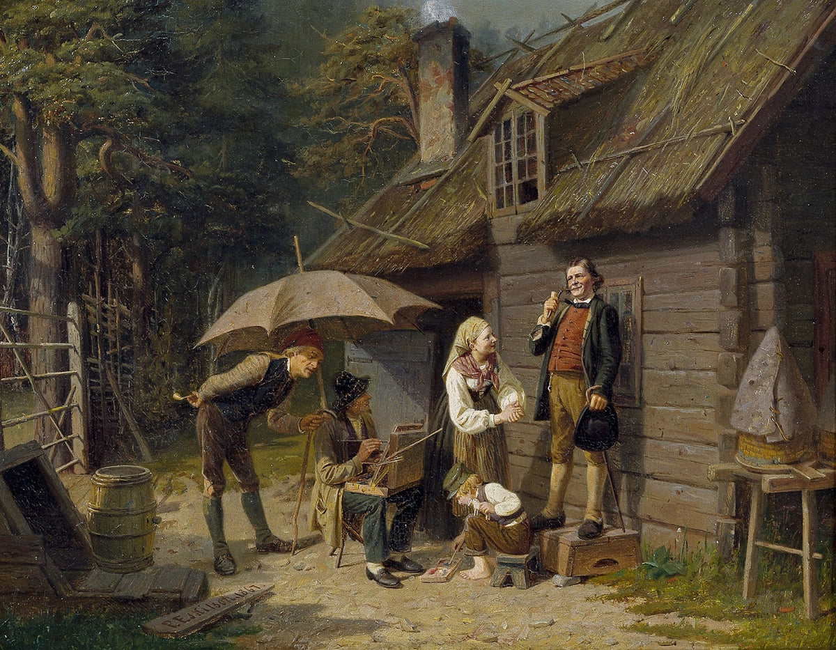 A Painter Studying Abroad 1867