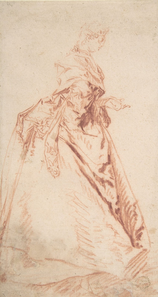 Standing Woman Facing Right early 18th century