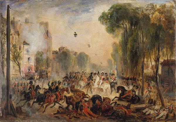 Lattentat de Fieschi boulevard du Temple 28 juillet 1835 1835