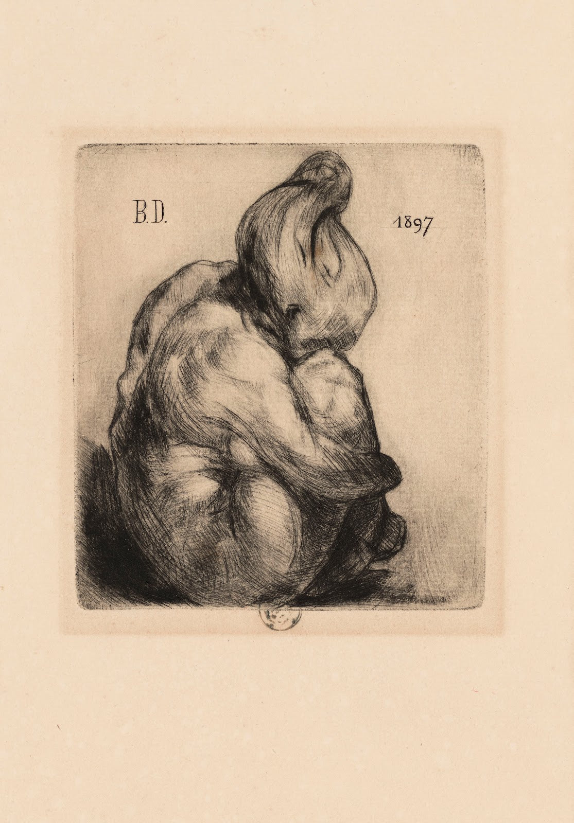 Femme accroupie 1897