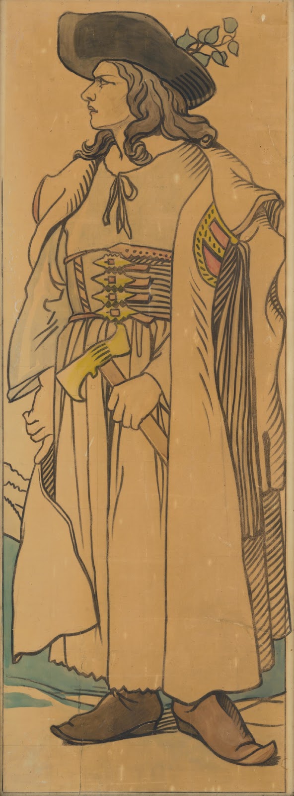 Figure of a Slovak Highwayman 1905