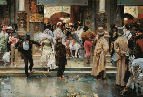 Leaving the Masqued Ball 1905