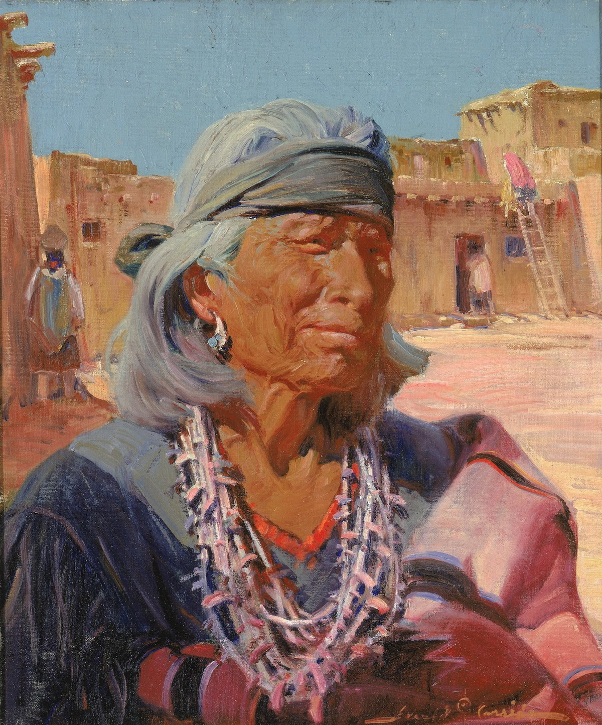 Old Man of Zuni High Priest Cacique 1924