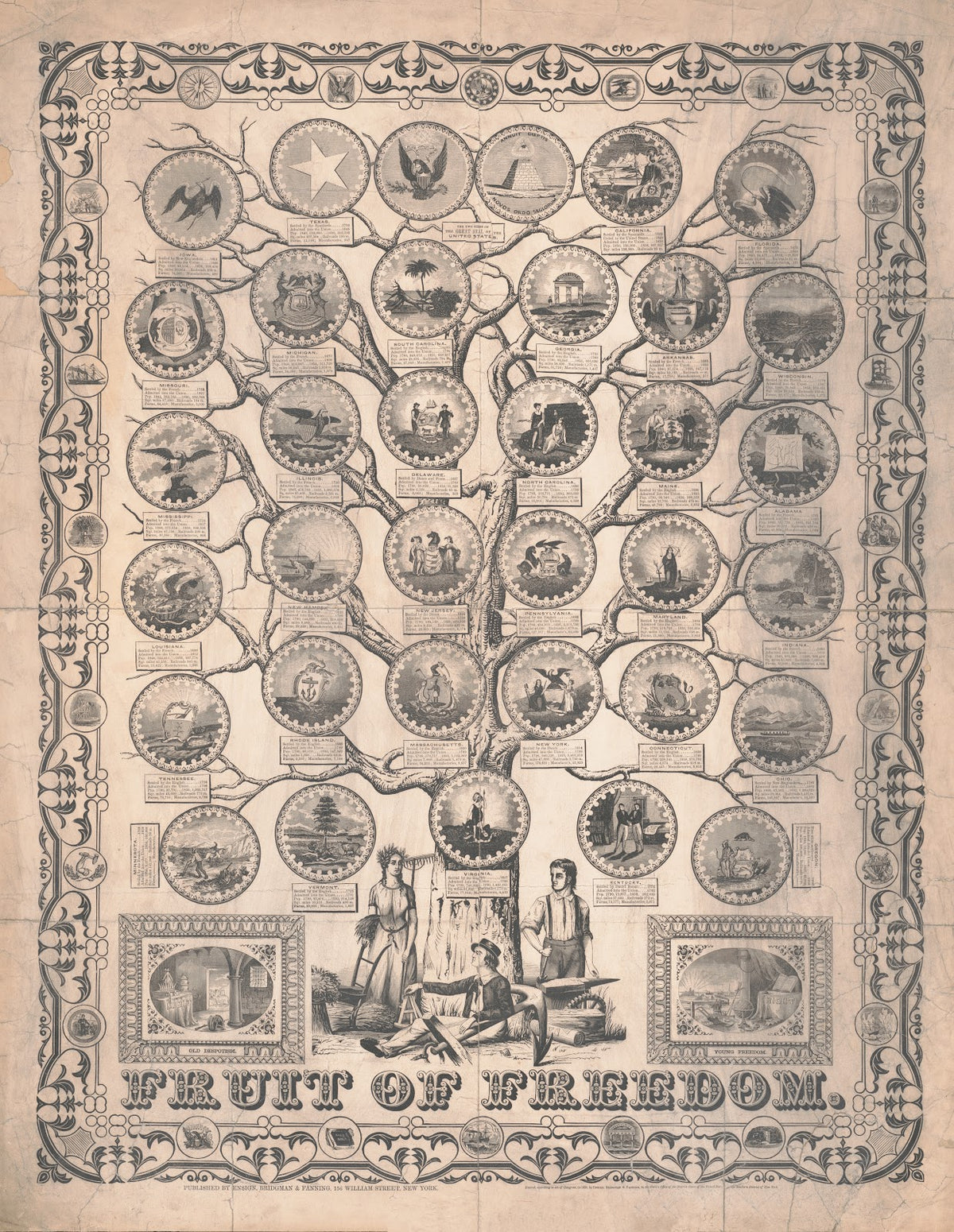 Fruit of freedom 1858