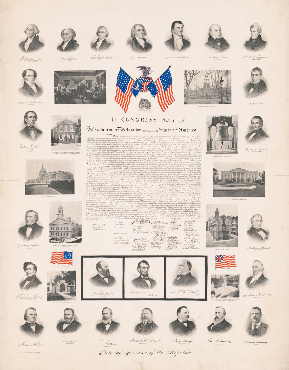 Pictorial souvenir of the republic 1904