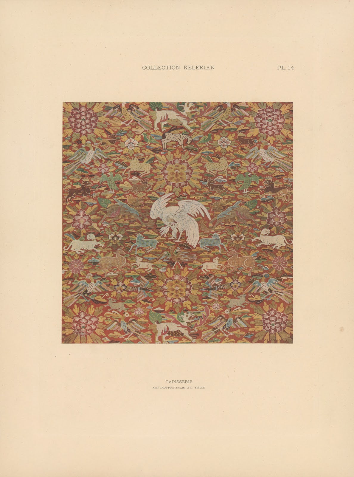 La collection Kelekian Etoffes  tapis dOrient  de Venise Pl014 1900