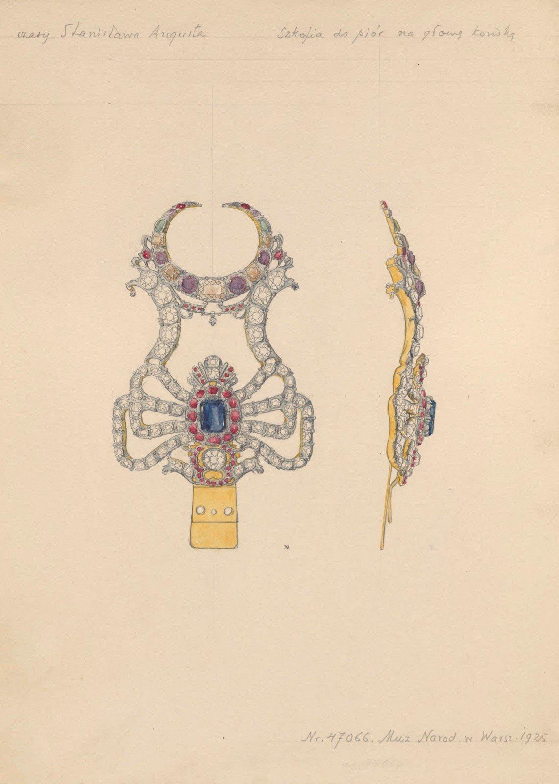 18th Century Szkofia Aigrette for Horse Headstall 1924