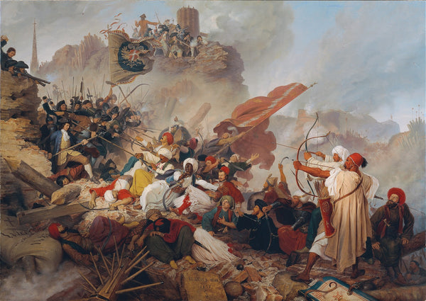 Storm of the Turks on the Löwelbastei 1837