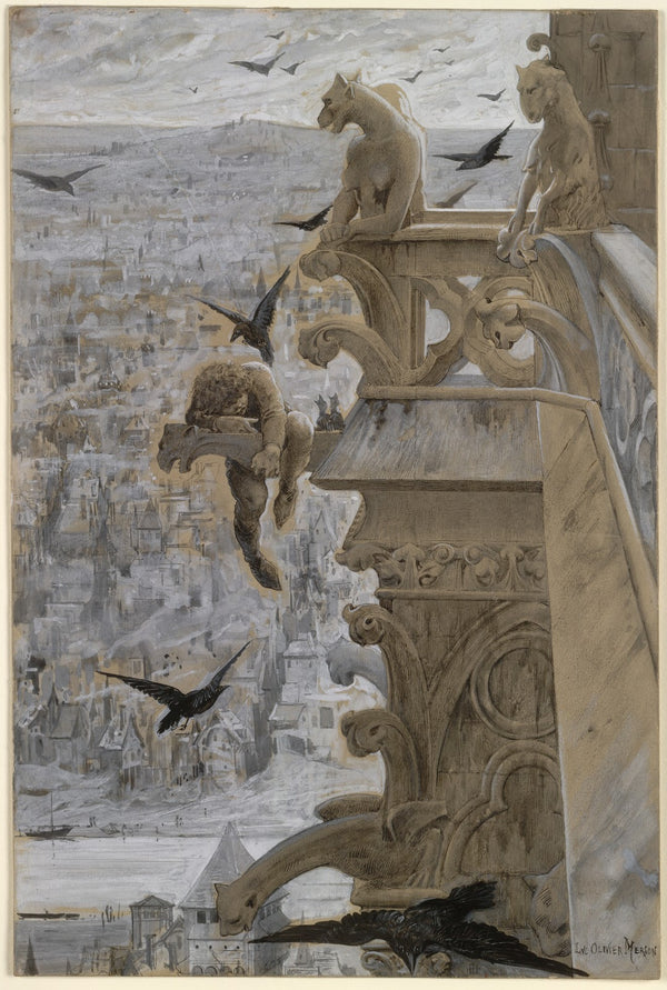 Notre Dame de Paris c 1881