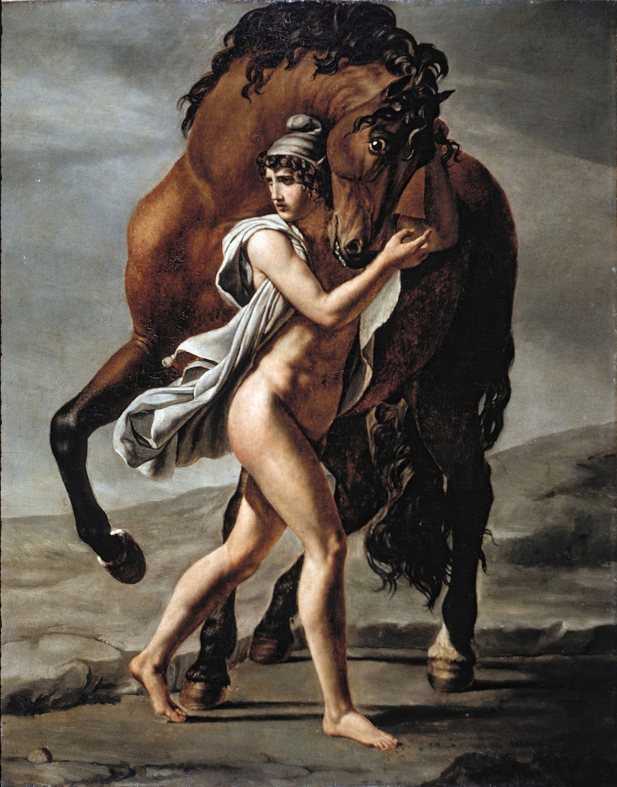 Roman Youth with Horse 1824