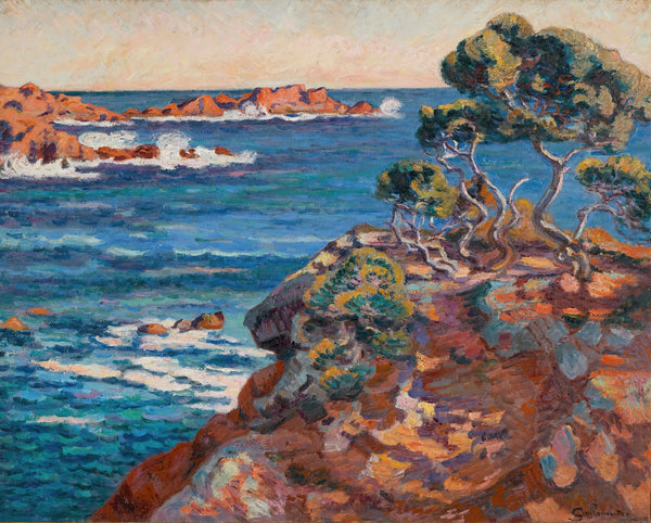 Bord De Mer À Agay circa 1900