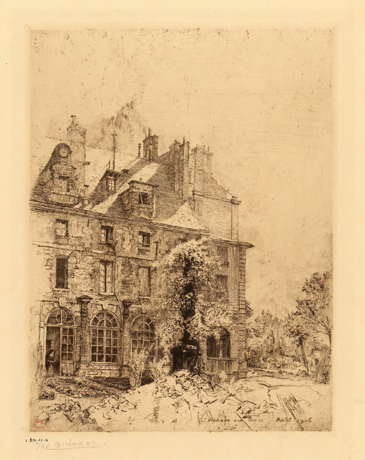 Labbaye aux bois 1906