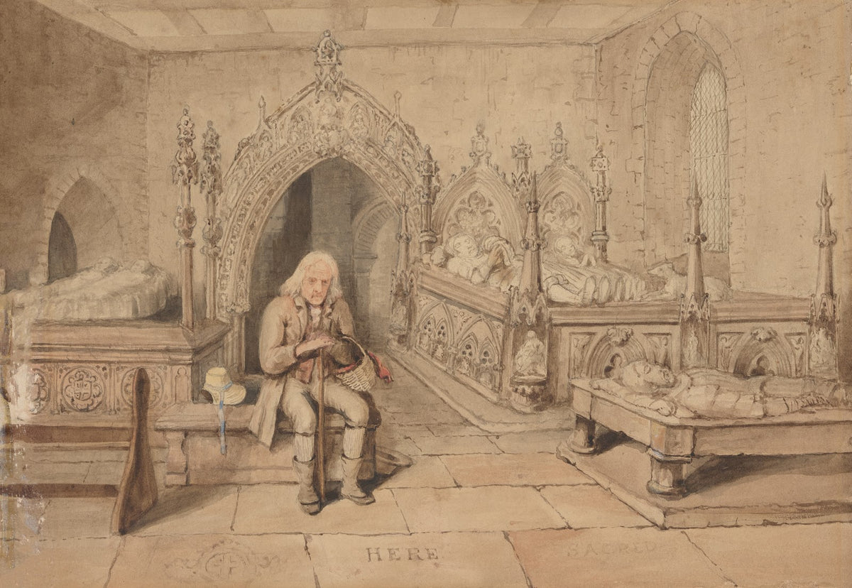The Old Curiosity Shop The old man in the church 1840