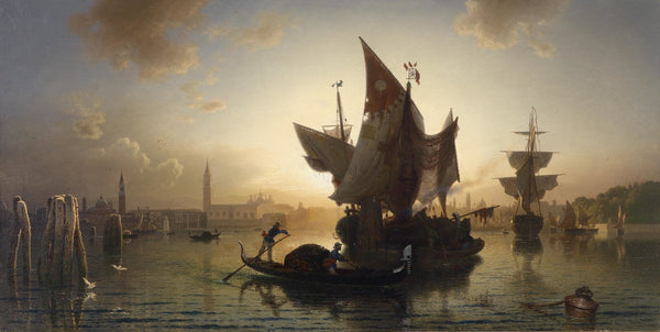 Venedig bei Sonnenuntergang 1877