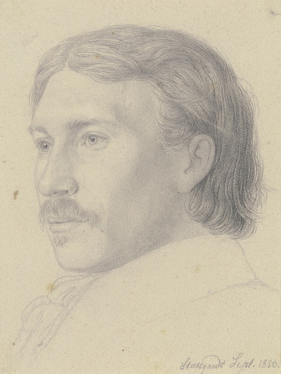 Bildnis des baltischen Malers August Pezold 1820