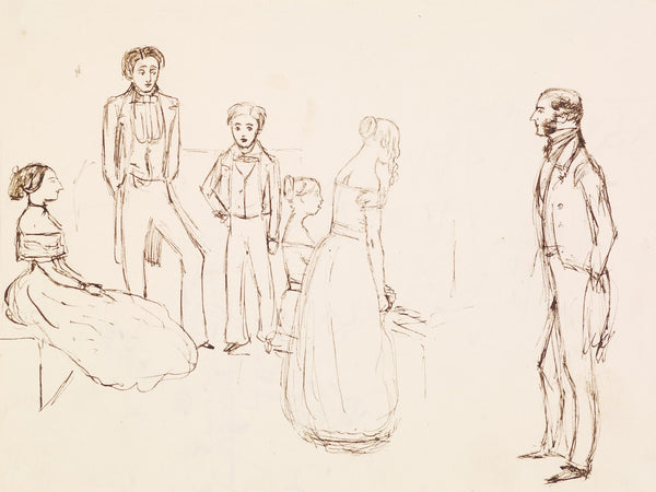 Sketch of an Evening Party 1850 51