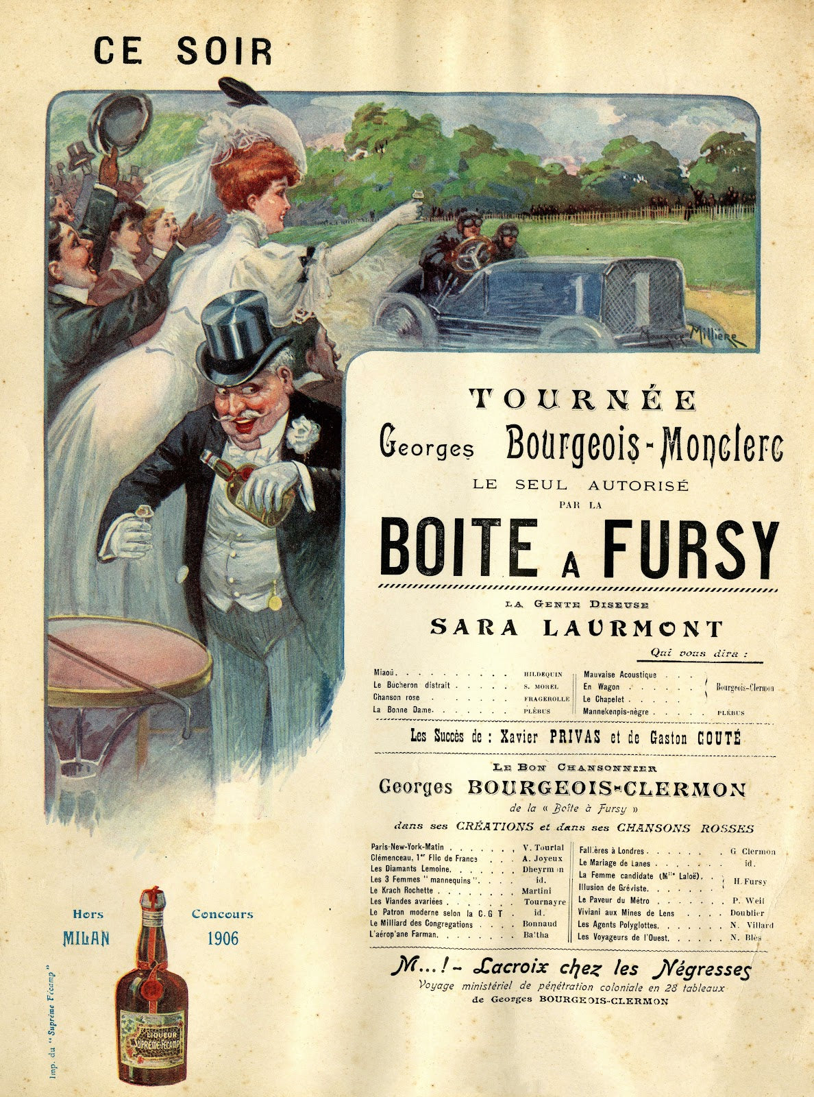 Tournée Georges Bourgeois Monclerc