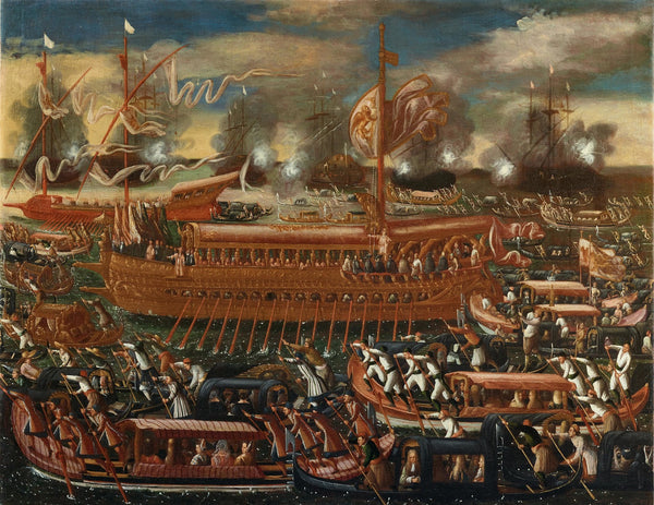 The Bucintoro on the Feast of the Ascension Festa della Sensa circa 1700