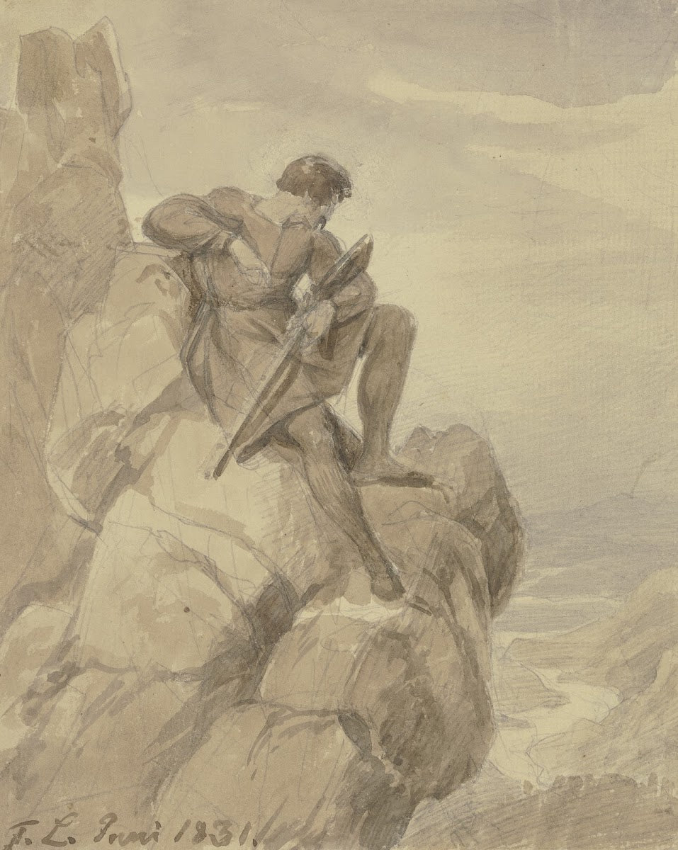 Jäger Räuber in den Bergen 1831