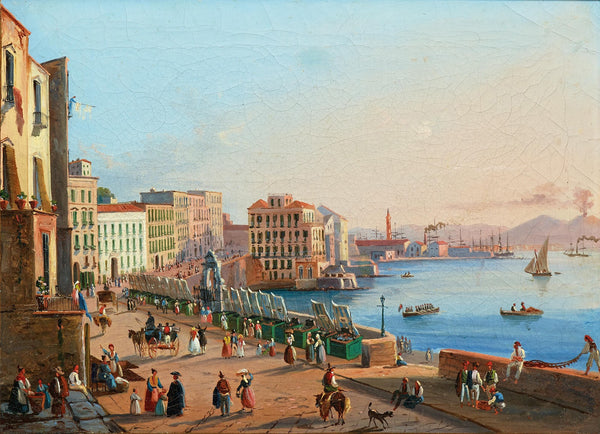 A View of Naples from Santa Lucia