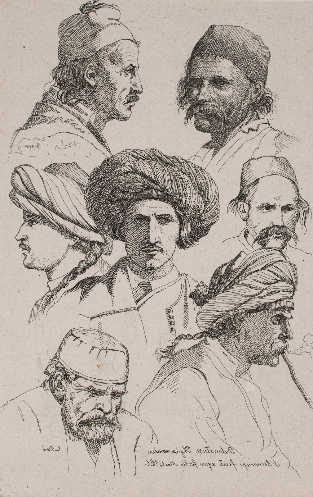 Dalmatiske Fysiognarnier 1857  1858