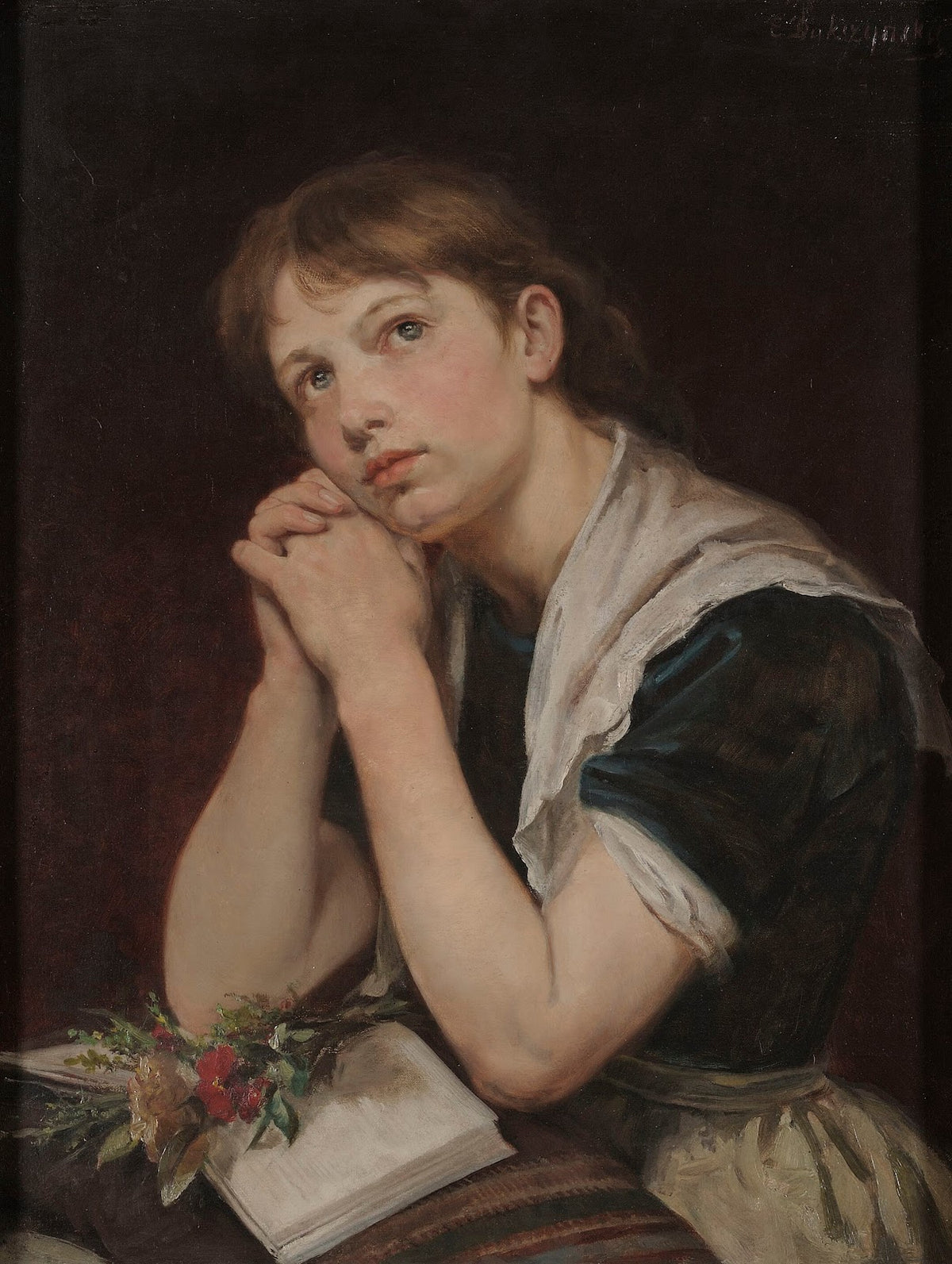 Girl with a book 1882 83