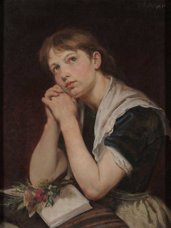 Girl with a book 1882 83
