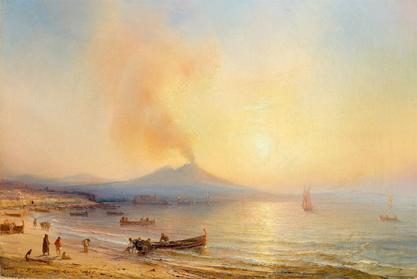 The Gulf of Naples with View of Mount Vesuvius 1845