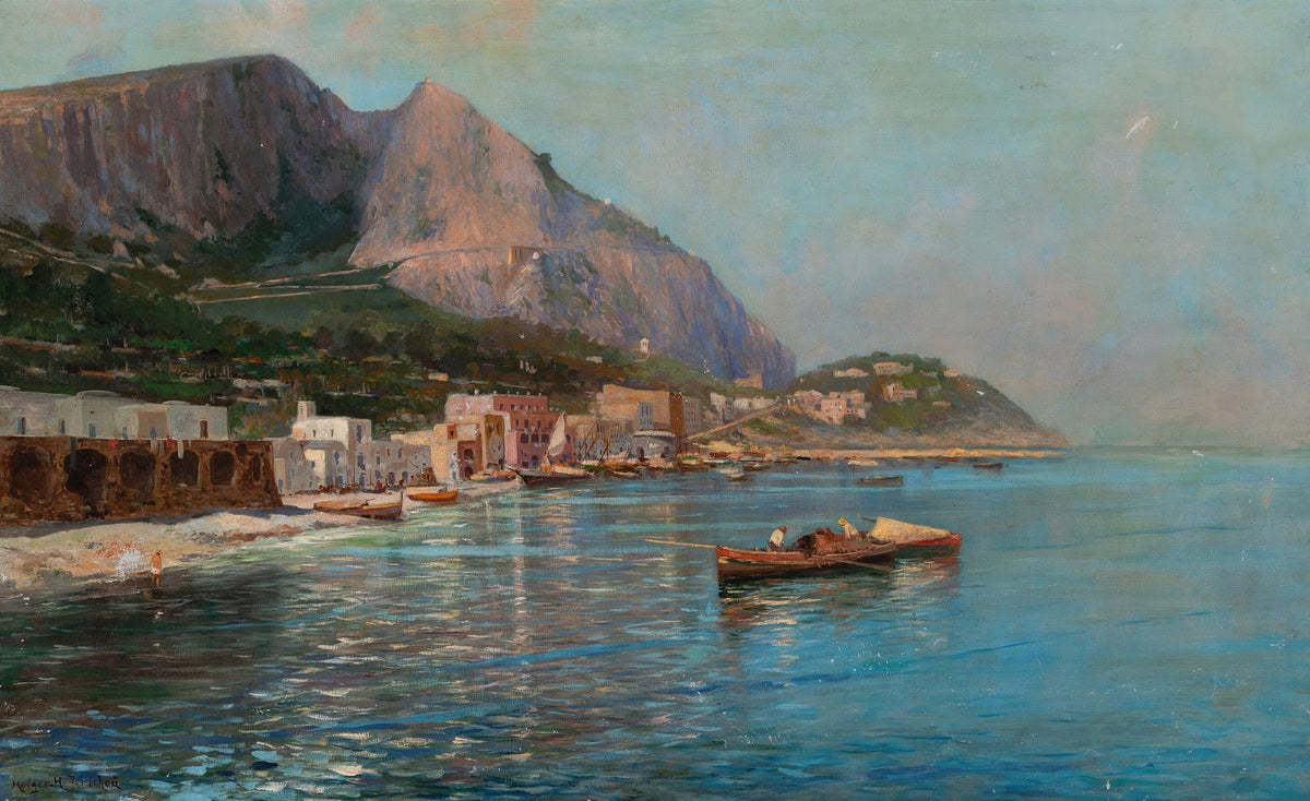 View of the marina grande Capri