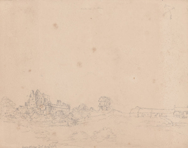 Craigmillar Castle Edinburgh Scotland 1792