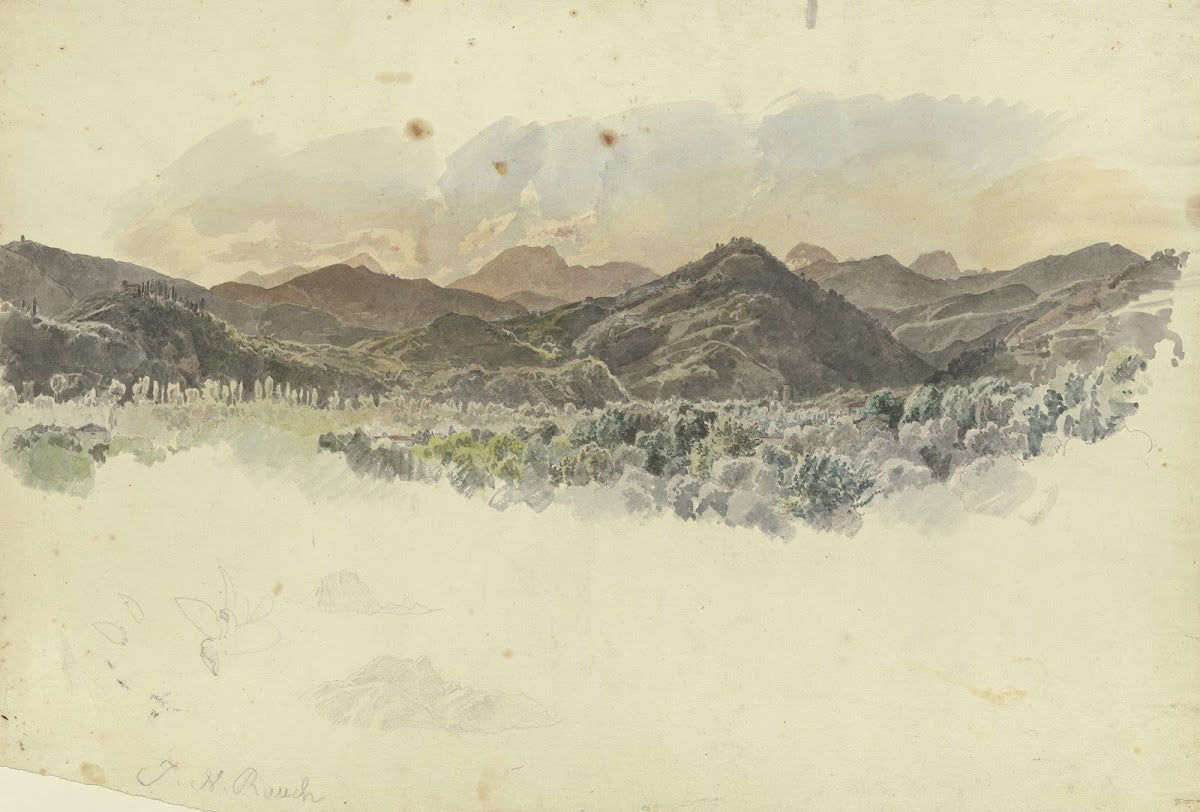 Berglandschaft in Oberitalien ca 1829  1831